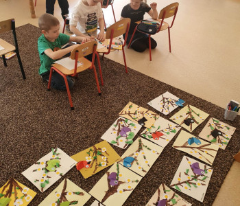 Zdjęcie prac dzieci